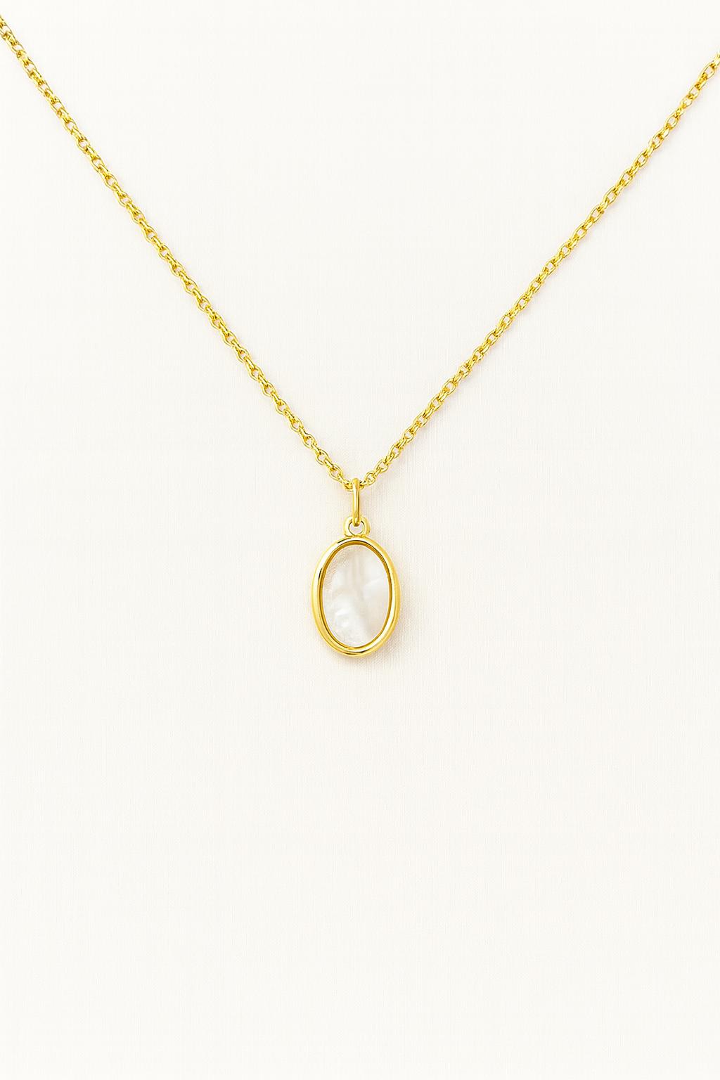 COLLAR DORADO CON NACAR