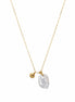 Collar Dorado con Concha y Nácar