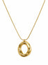 Collar Dorado Círculo