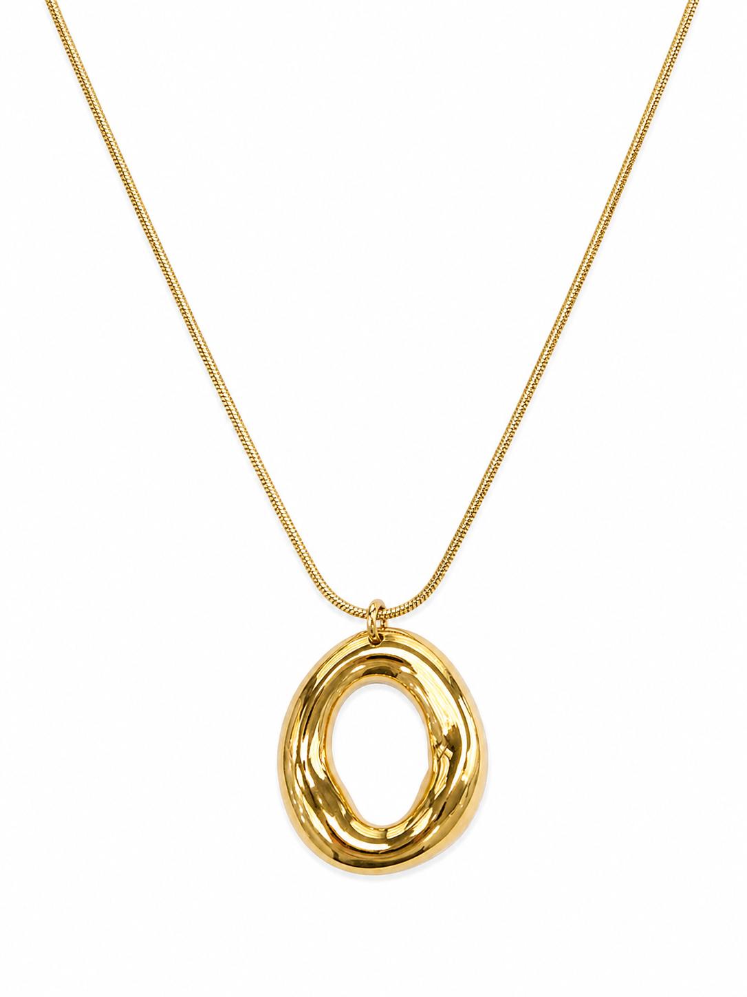Collar Dorado Círculo