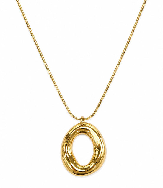 Collar Dorado Círculo