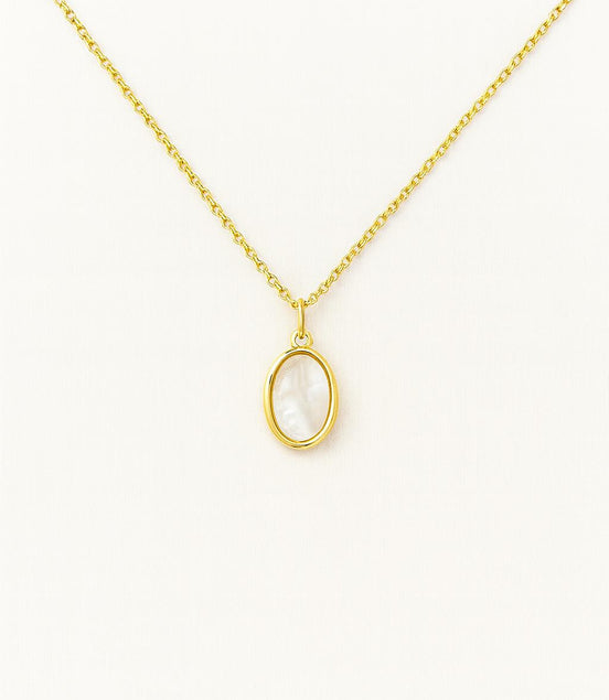 COLLAR DORADO CON NACAR