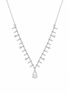 Collar Plateado con Circonitas
